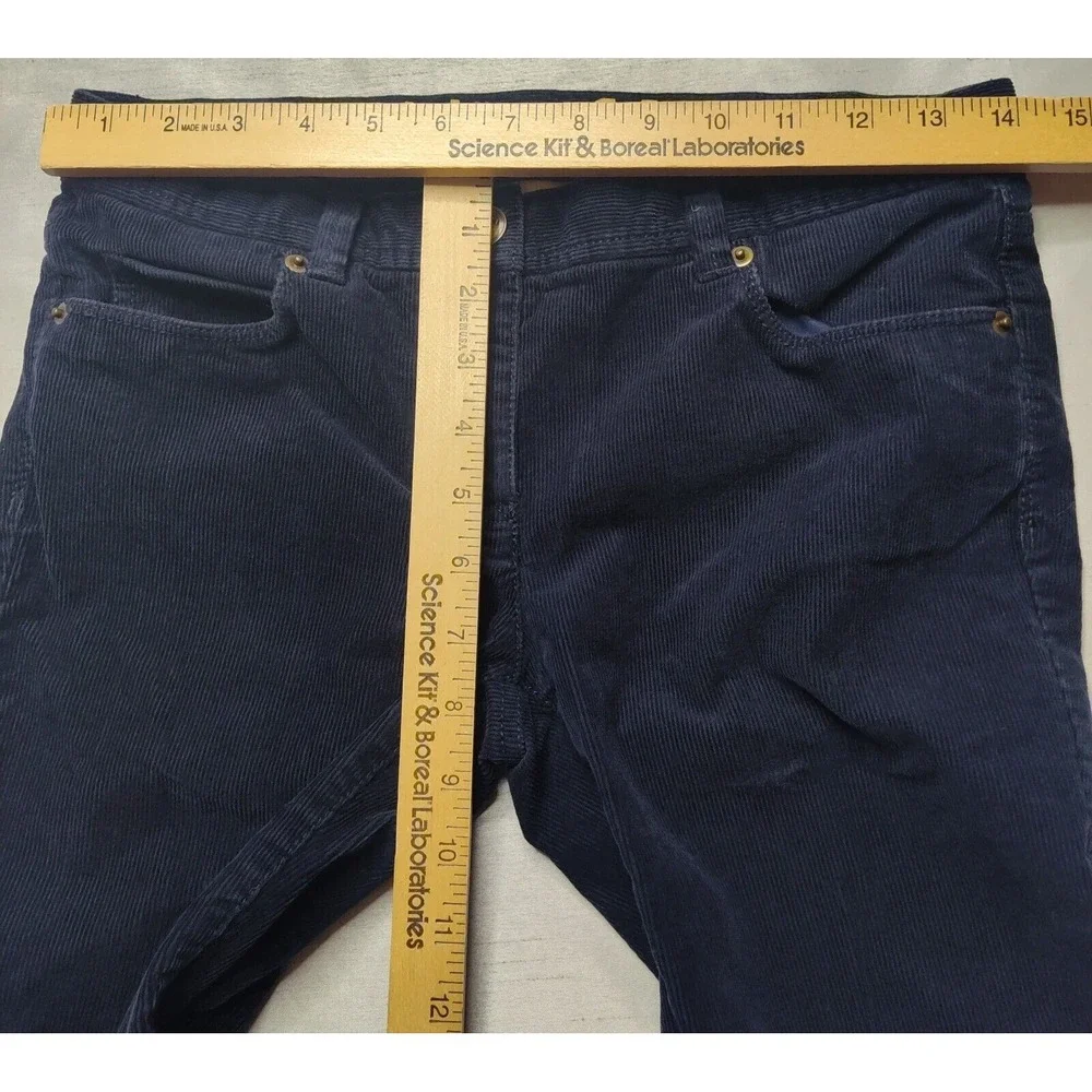 J. CREW‎ CREWCUTS TOOTHPICK Girls Size 14 Blue Cotton Flex Corduroy Pants